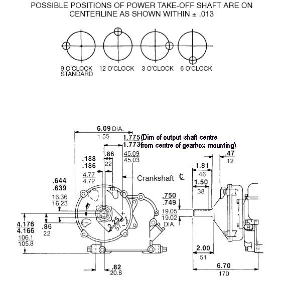 12V3520005F1CY1001 - Vanguard 200 OHV Engine - Crankshaft = 19.05mm (3/4