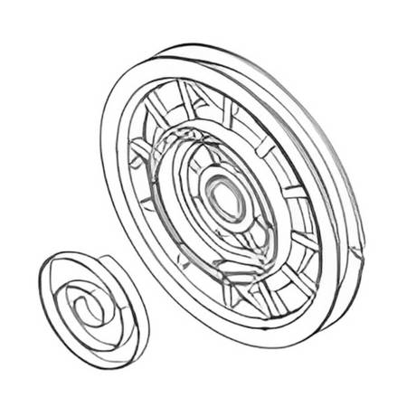 591788 Recoil Starter Pulley & Spring #