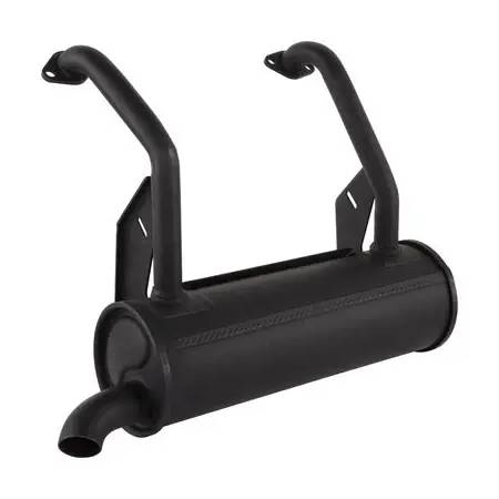 595138 Muffler/Exhaust - (Oil Filter Side Outlet) (Self-Supporting) (O2 Sensor Port) #