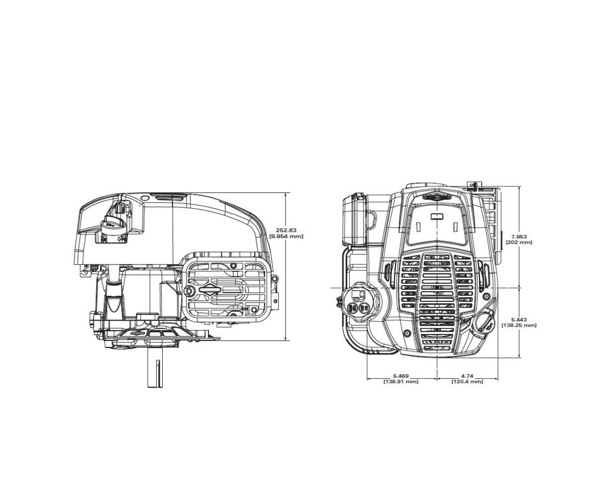 104M020066H5YY0001 - 675EXi OHV Engine - Vertical Crankshaft = 25mm (1