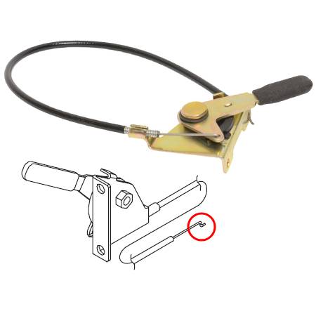 692541 Throttle Control Lever Assembly - Z end #1
