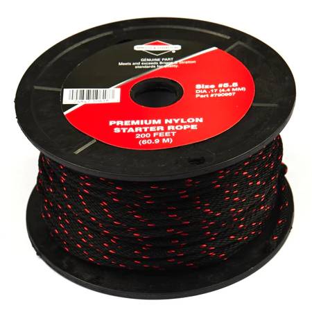 790967 Recoil Starter Rope - 4.4mm x 61m Spool #
