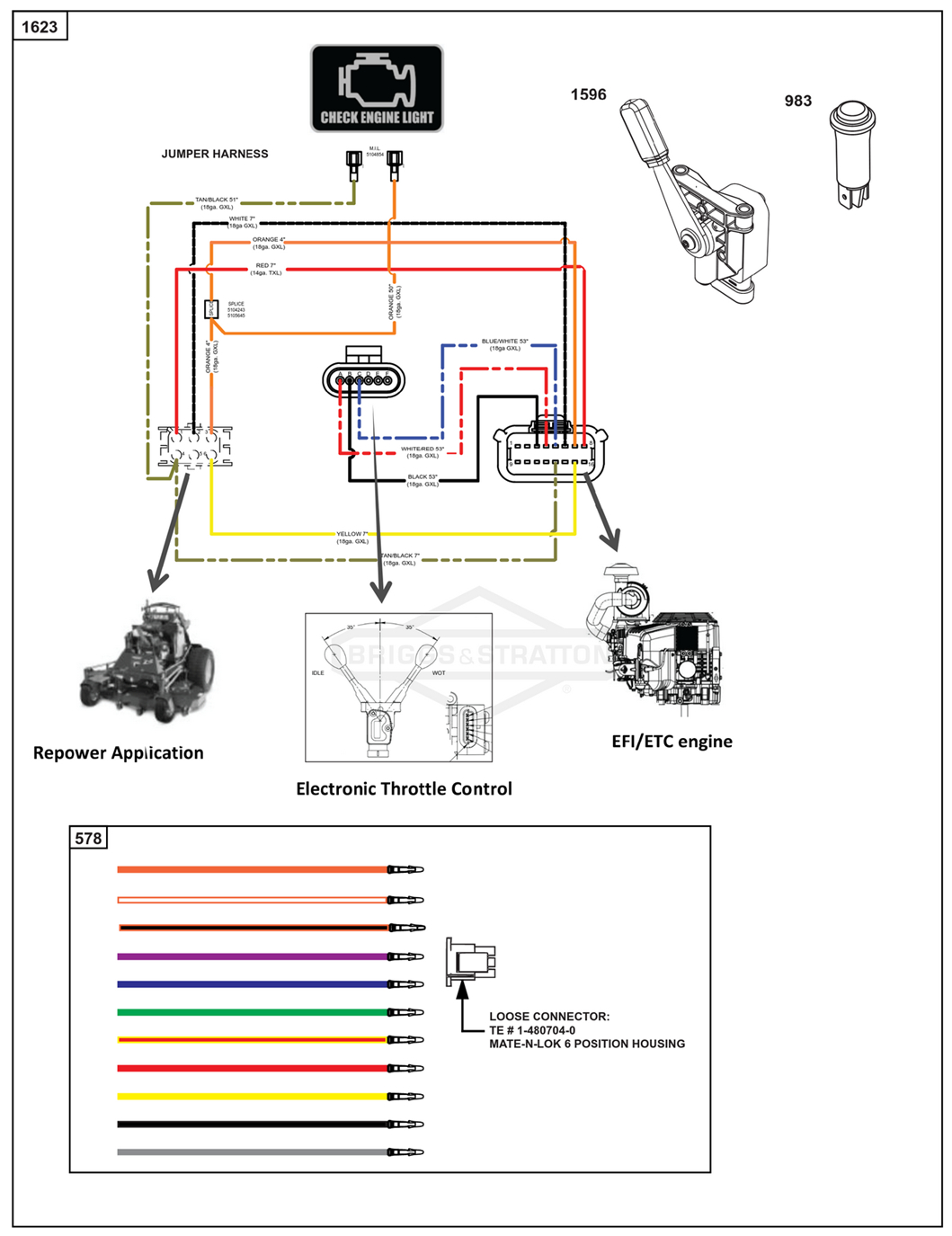 84013499 Electronic Throttle Control Assembly Kit