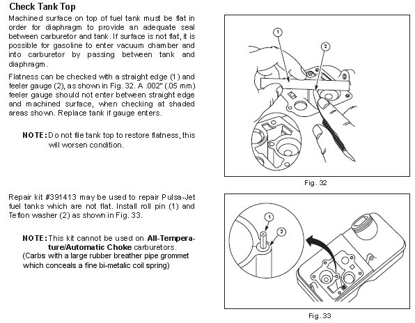 391413 Tank Repair Kit